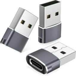 Basesailor USB C to USB Adapter 3Pack,USBC Male to USB 3.2 Female Converter